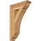 Ekena Millwork Thorton Traditional Rough Sawn Bracket, Western Red Cedar, 4"W x 14"D x 22"H BKT04X14X22THR01RWR - alternate 1